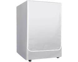 Allecta - Waterdichte afdekking voor wasmachine en droger 60 x 65 x 90 cm - Grijs, stofdicht, UV-bescherming