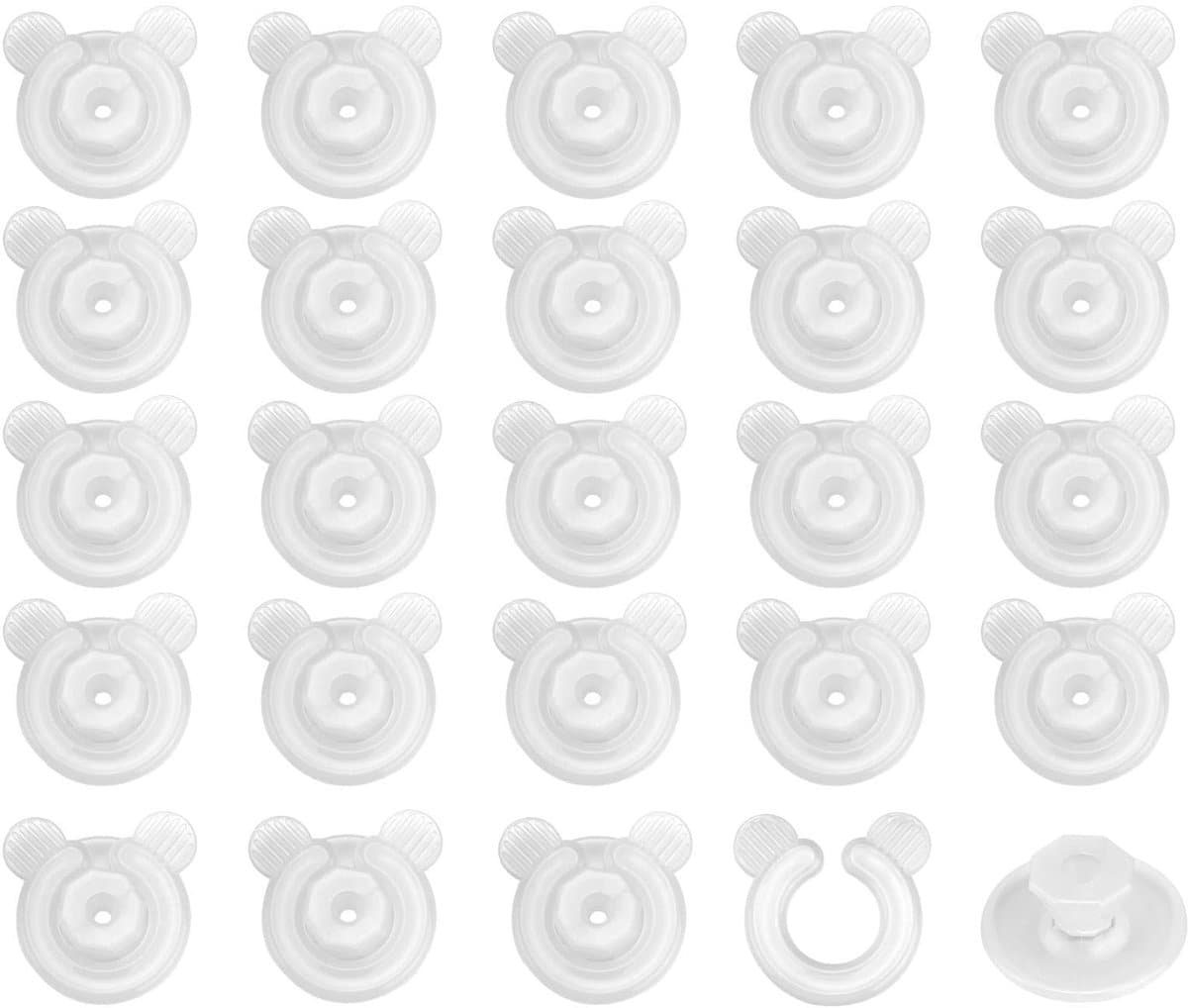 Dailygoods- Dekbedovertrekclips 24 Stuks - Antislip - Naaldloos Design - Hoogwaardige Materialen - Comfortabel Slaapgenot - Voorkomt Bewegen Dekbed - Dekbedbevestiging — afbeelding 1