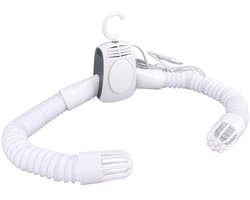 Dailygoods - Draagbare Droger voor Kleding - Sneldrogend Wasdrogerrek - Ruimtebesparend en Compact - Wit - Elektrische Kledingdrooghanger - Ideaal voo...