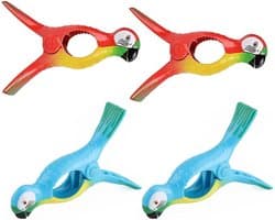 Clothes Pegs, Large Towel Clips, Beach Towel, Clips, Windproof Plastic Clips, Beach Towel, Clips for Daily Washing - ShopVlot