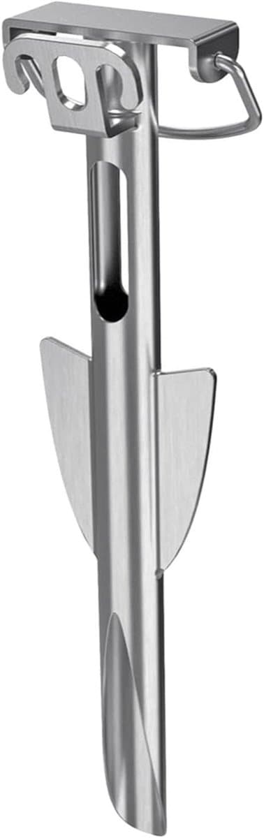 Zandanker - Bootanker Kajakanker - Watersport Stabiliteit - Roestvrij Staal - 44 x 12 x 5 cm - Zilverkleurig — afbeelding 1