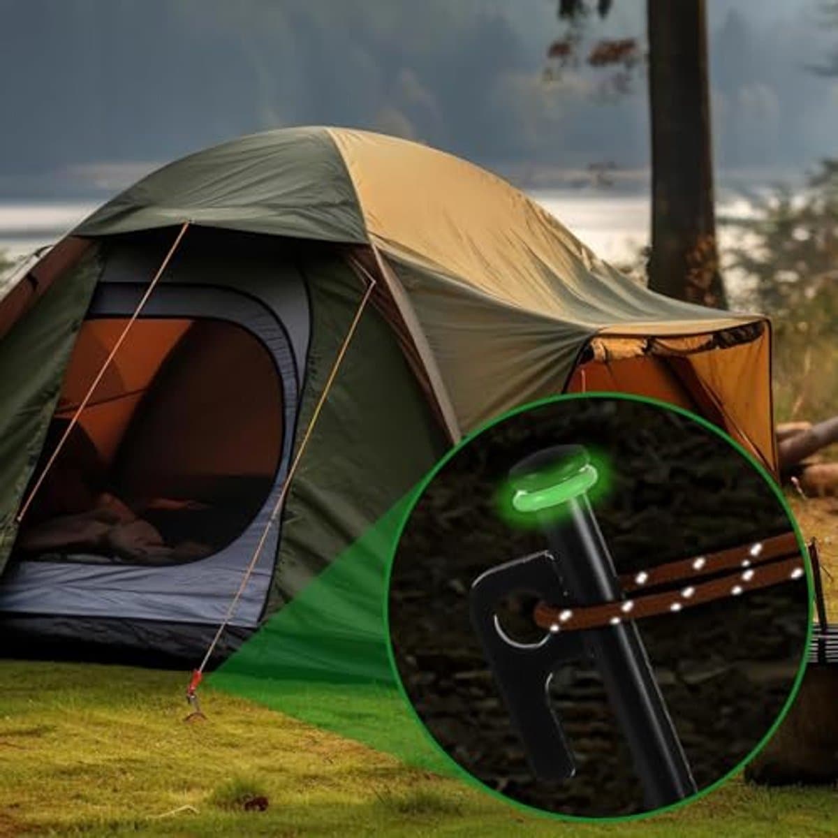 Grondankers 35 cm - 8 Stuks Metalen Haringen voor Camping en Outdoor Activiteiten — afbeelding 1