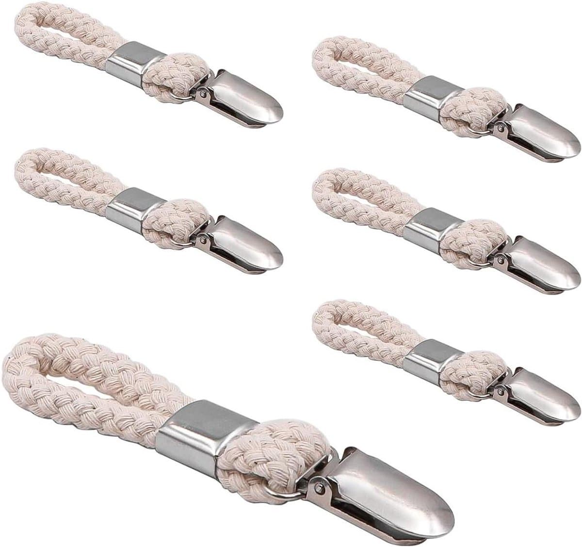 Allecto plus - Handdoekclips voor kleding, strand en keuken - Set van 6 clips — afbeelding 1