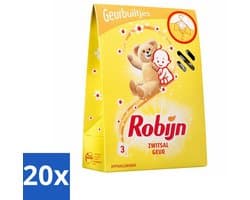 20 x Robijn - Zwitsal - Geurbuiltjes - Zachte Babygeur - Hypoallergeen - 3 Geurbuiltjes - Voordeelverpakking - 20 stuks
