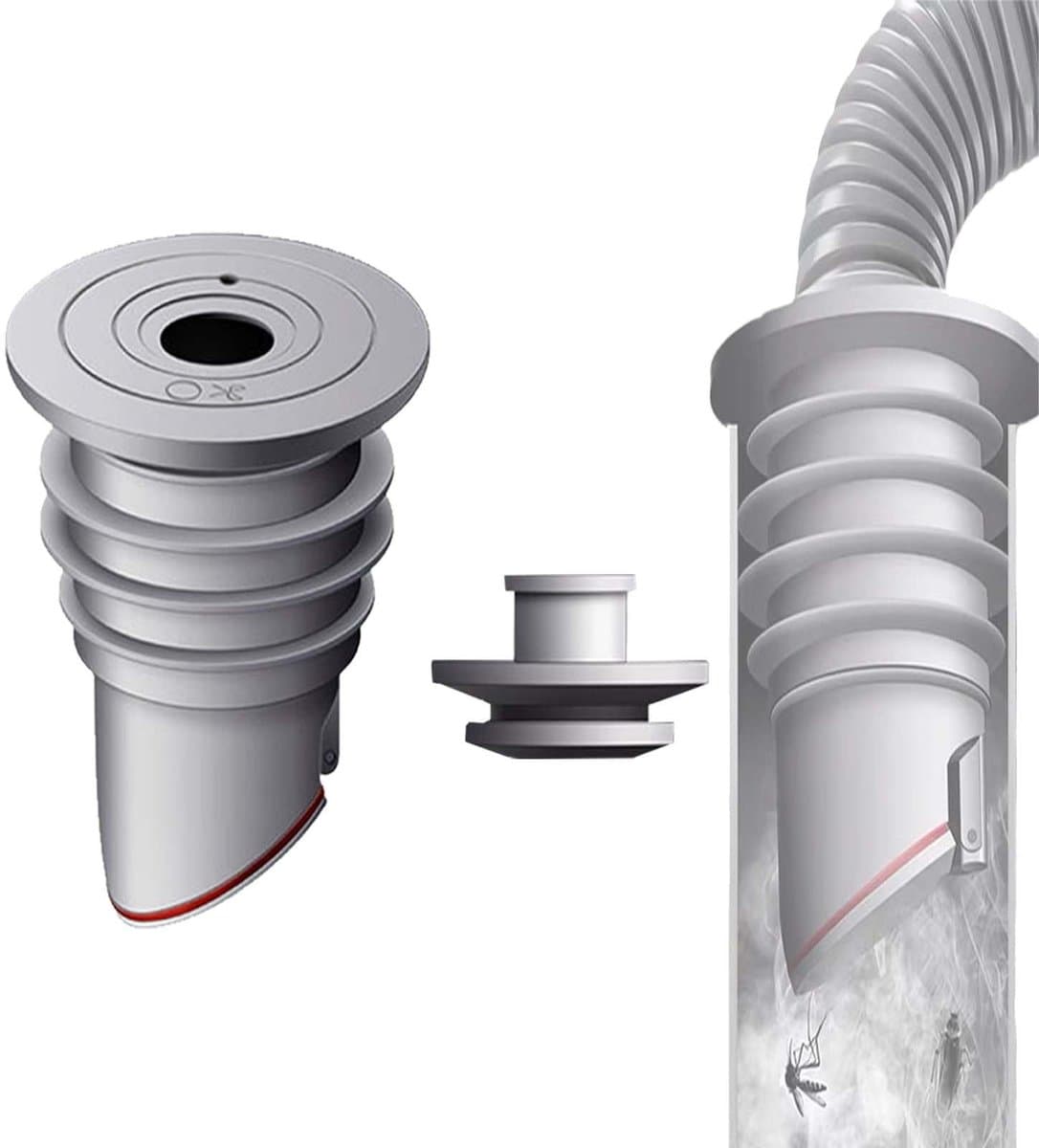 Afvoerslangstop voor Wasmachine - 35-40mm Silicone Afdichting voor Optimale Afwatering — afbeelding 1