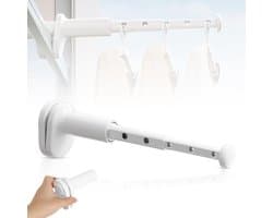 Camping Balkon Droogrek - Vouwbaar Wanddroogrek voor Kleding, Mini Wasdroger en Kledinghaak, Aluminium Uittrekbaar Droogrek