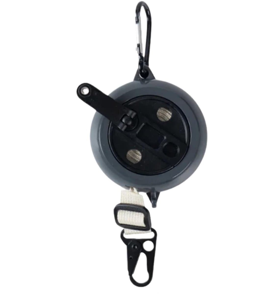 Draagbare waslijn voor in de auto - wanddroogrek - waslijn uittrekbaar - Winddichte en antislip waslijn - Zwart - 10,7*10,7*4,3 cm - ABS/legering gesp/imitatie nylon band — afbeelding 1