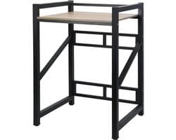 Wasmachine Opbergkast - Wasruimte Organizer - Efficiënt Opbergen - In Hoogte Verstelbaar - 73x63x105 cm