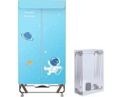 MIRA® Elektrisch Droogrek - Droogrek - Droogrek Elektrisch - 150cm Hoog - 1500W - Lichtblauw - 80cm x 47cm x 170cm