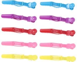 Haarklemmen Set - Salonclips Kapper - Haar Verdelen Stylen - Anti-slip Ergonomisch - 11.5 cm Lengte - Mix Kleuren