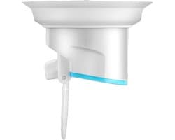 Toilet Geurstopper - Riool Luchtfilter - Frisse Badkamer - Automatisch Sluitend - Universele Pasvorm - Wit