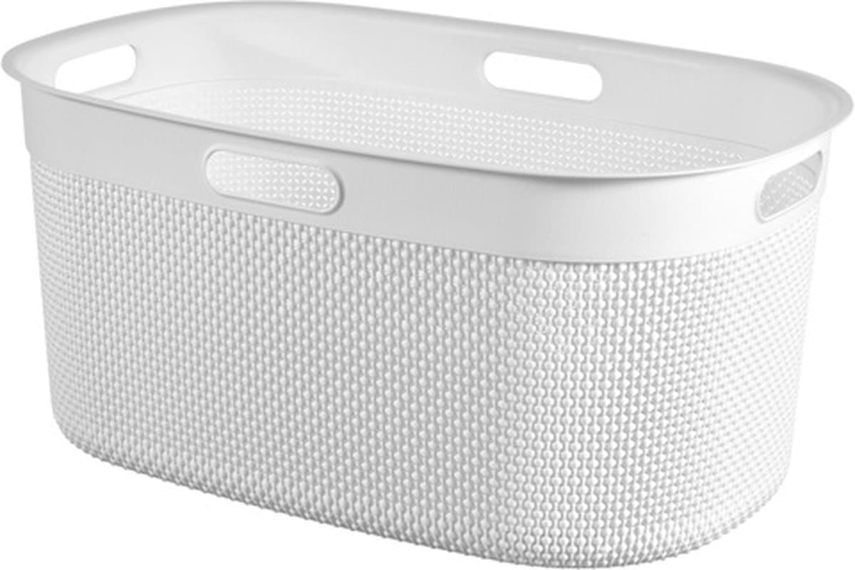 Curver Filo Wasmand - 45L - 59x39x27cm - Wit — afbeelding 1