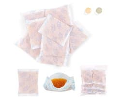 Gel Regenerable Desiccant,50 g x 8 stuks Silica Beads Orange,Silica Gel Beads,Silica Gel Dehumidifier,voor kledingkast Auto-ontvochtiger