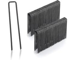 Grondanker - Staal - 100 mm lang, 13 mm breed, Ø 2,9 mm - Robuust Koolstofstaal - Voor Tuinbevestigingen