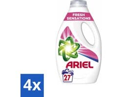 4 x Ariel Original - Fresh Sensations - Vloeibaar Wasmiddel - Witte en Lichtgekleurde Was - 27 Wasbeurten - Wasmiddel - Vloeibaar Wasmiddel - Ariel - Wasverzachter - Frisse Geur
