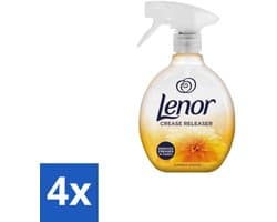 4 x Lenor – Crease Releaser Spray – Summer Breeze – Kreukverwijderaar & Textielverfrisser – 500 ml - Kreukverwijderaar - Textielverfrisser - Crease Releaser - Kleding Fris Maken - Kleding Glad Maken