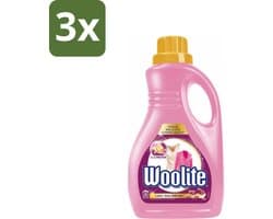 3 x Woolite Delicate - Vloeibaar Wasmiddel - Met Keratine - Wol, Zijde & Fijne Was - 25 Wasbeurten - 1,5L - Wasmiddel Voor Wol - Wasmiddel Voor Zijde - Wasmiddel Voor Delicate Stoffen - Keratine Wasmiddel - Zachte Was