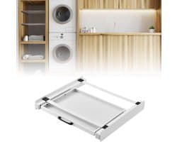 Wasdroger Stapelkit - Wasrek Droger - Ruimte Besparen - Uittrekbare Plank - 60 Cm Breed - Zwart