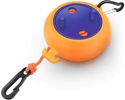 SnelShoppen - Uitrekbare Waslijn 8 Meter - Draagbare Kledinglijn voor Camping, Vakantie, Binnen & Buiten - Verstelbare Drooglijn in Oranje - Lichtgewi