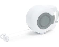 *** Sterke Waslijn Uittrekbaar 26 Meter - Waslijndraad - Roldrooglijn - Drooglijn Oprolbaar - Automatische Waslijn - Wasrek - Droogrek - van Heble® ***