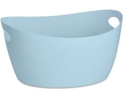 Wasmand, Opbergmand, 15 L, Organic Recycled, Natuur Bloemen Blauw - Koziol | Bottichelli L — afbeelding 1