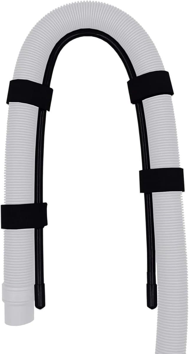 Afvoerslanghouder Wasmachine - Slang klem - Lekvrije Afvoer - Verstelbare Bevestiging - 62 x 1 x 1 cm - Grijs — afbeelding 1