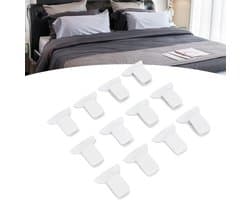 Dekbedclips voor Dikke Dekbed - 12 Stuks - Dekbedbevestigingsclips - Lakenbevestigingsclip - Beddengoedaccessoires - Lichtgewicht en Praktisch - Beddengoedclips