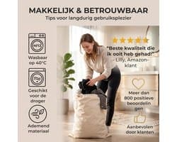 SnelShoppen - Waszakken set van 2, 50 x 70 cm EXTRA groot, duurzaam, 100% katoen, Oeko-Tex gecertificeerd, ideaal voor reizen, milieuvriendelijk