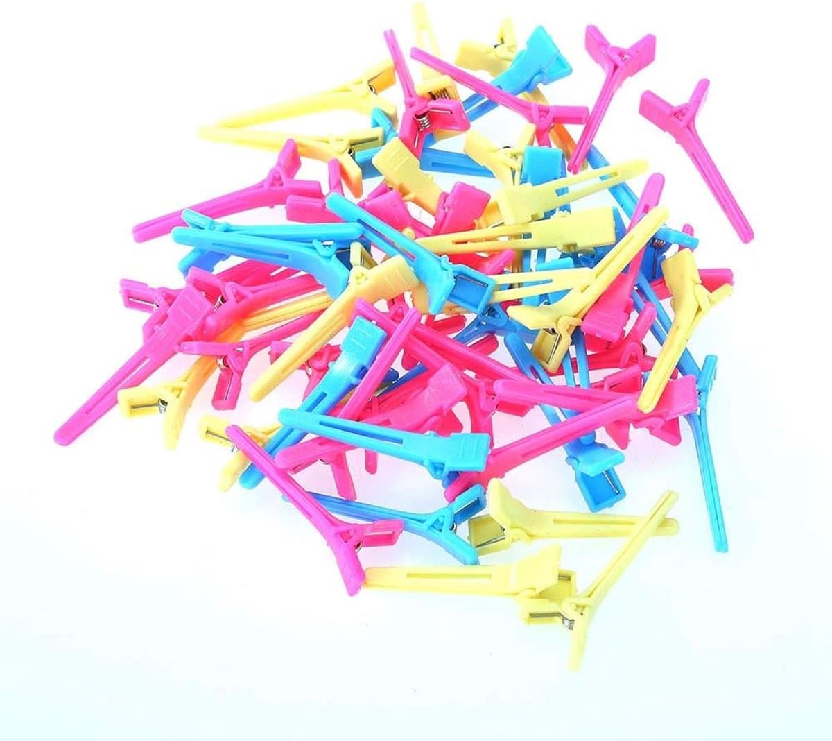 Haarspelden Set - Styling Clips - Haar Verven Knippen - Dubbel Scharnier Ontwerp - 60 Stuks - Kleurrijk — afbeelding 1
