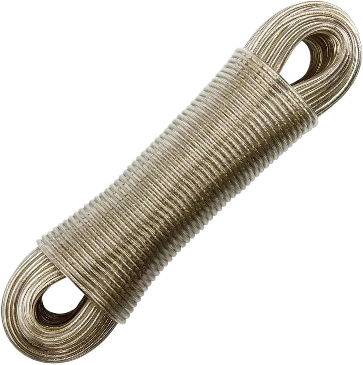 Draagbare Waslijn - Waslijn Buiten Binnen - Kleding Drogen - Stalen Kern PVC Dekking - 20 Meter - One Color — afbeelding 1