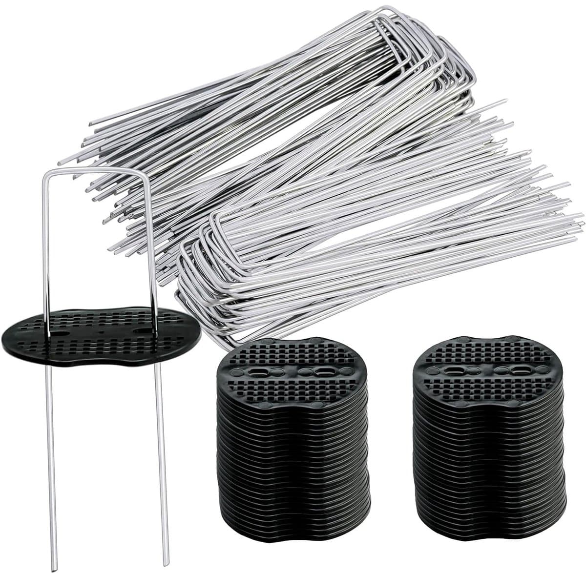 Omgoods - Set van 50 Gegalvaniseerde Grondankers voor de Tuin — afbeelding 1