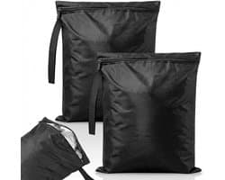 Waterdichte waszak 40 x 50 cm, herbruikbare natte zak met ritssluiting voor zwemkleding, strandhanddoeken en sportoutfits