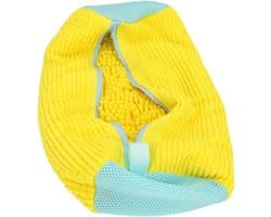 Herbruikbare Waszak voor Schoenen, 39 X 19 cm, Katoenen Waszak met Rits voor Sneakers, Sportschoenen en Slippers, Ideaal voor de Wasmachine