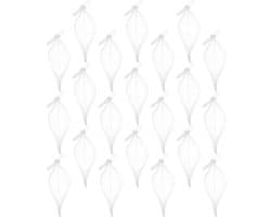 Opbergzakjes Mesh - Netzakjes - Kleine Spullen Opbergen - Met Trekkoord - 100 Stuks - Wit
