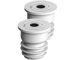 Afvoerslang Afdichting - Terugstroombeveiliger Afvoerplug - Geurtjes Voorkomen - Efficiënte Rioolafdichting - 35-40 mm - Grijs