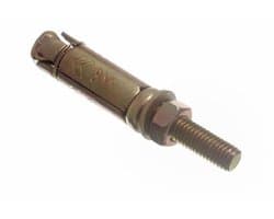Projecterende Anker Bouten - Metselwerk Ankers - Zware Bevestigingen - Roestbestendige Plating - M8 x 75 mm - Geel Verzinkt