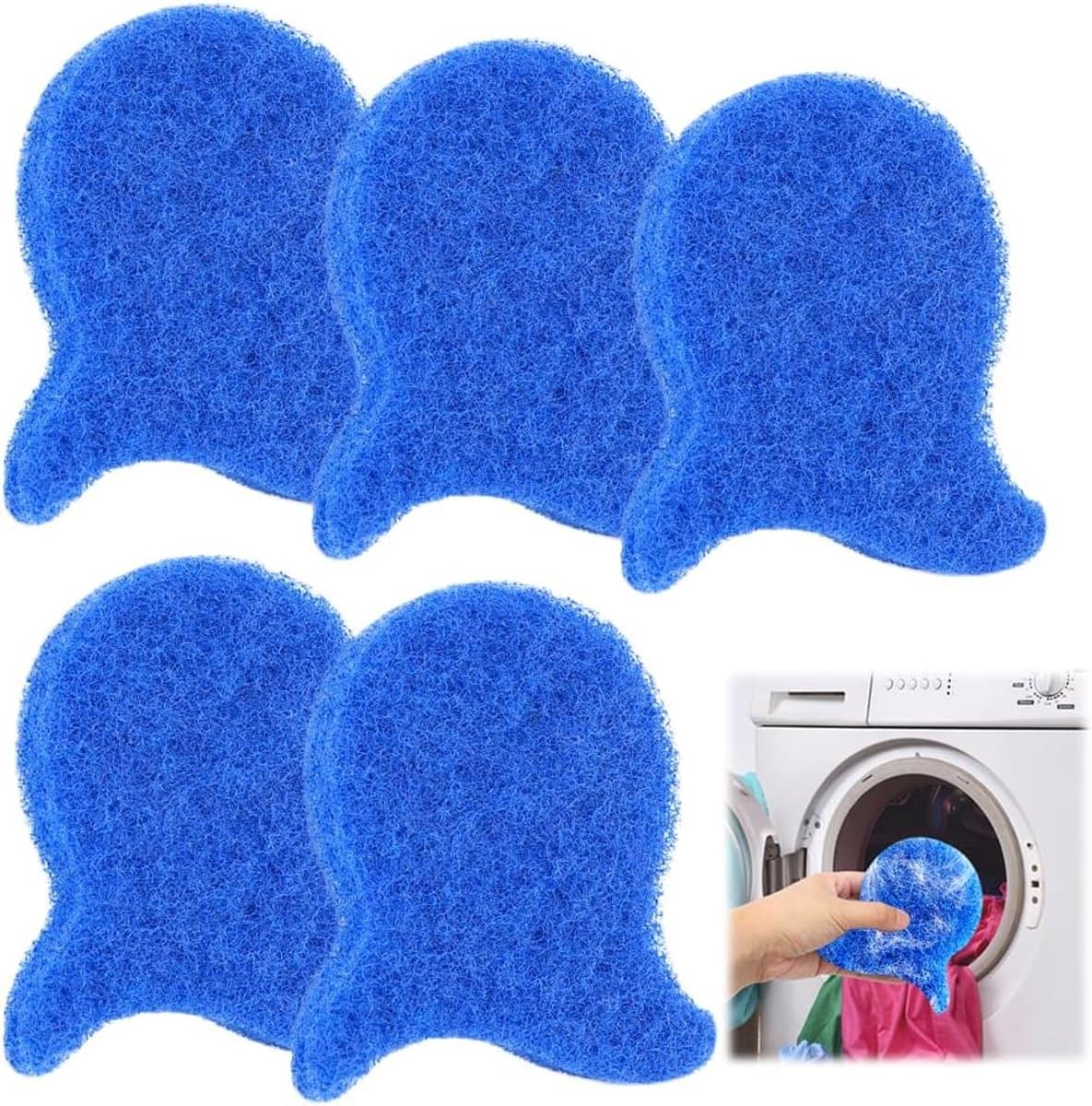 Solidchoice - Set van 5 Herbruikbare Dierenhaar Verwijderaars voor de Wasmachine — afbeelding 1