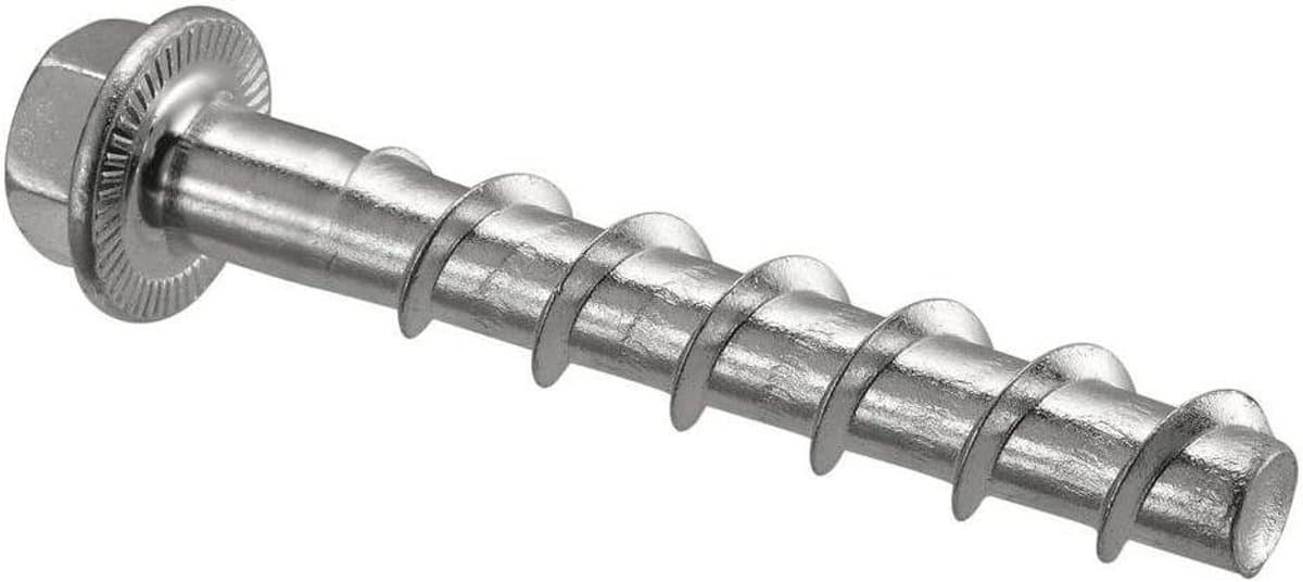 Beton Schroef Anker - Metselwerk Schroef - Snel Bevestigen - Geoptimaliseerd Draadontwerp - 7.62 cm - Gelegeerd Staal — afbeelding 1