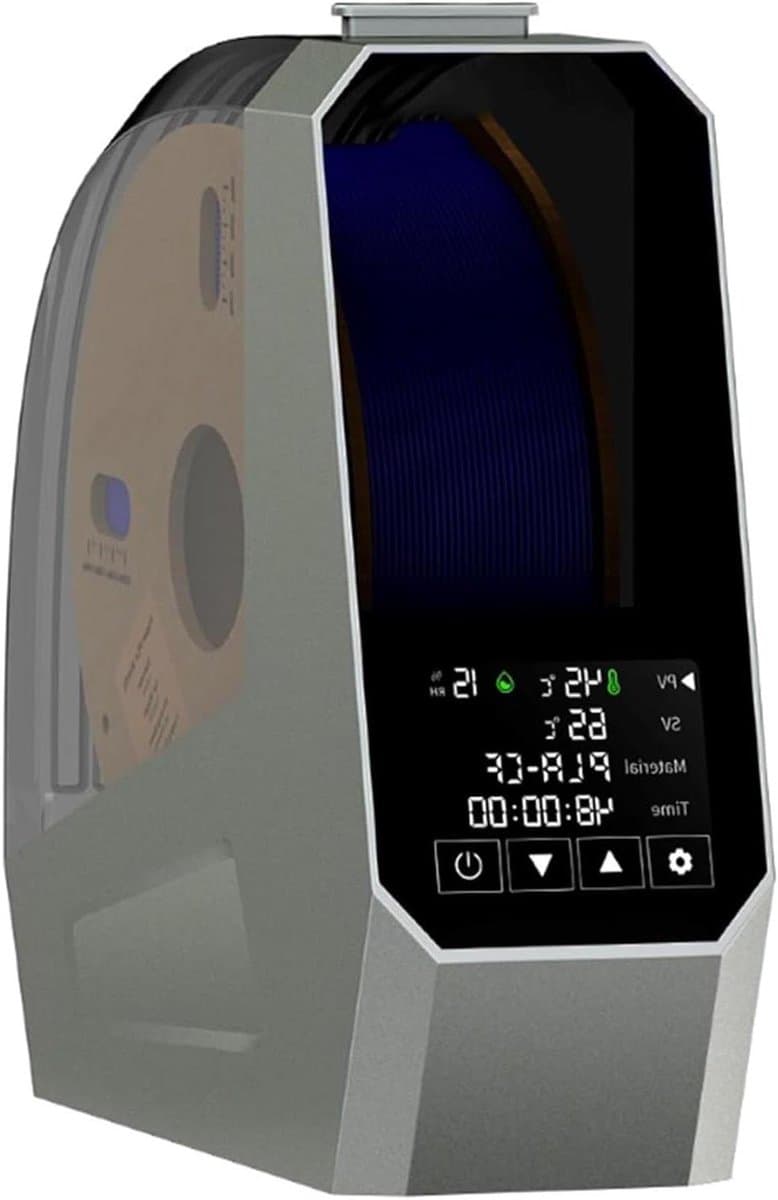 Filament Droger - 3D Printer Box - Draad Kwaliteit Verbeteren - Touchscreen Bediening - 45-70°C Instelbaar - Zwart — afbeelding 1