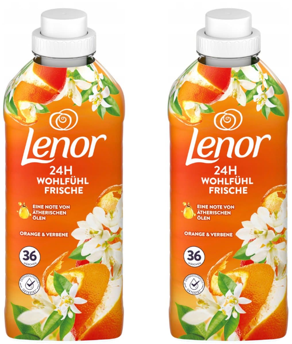 Lenor Orange & Verbena - Wasverzachter - Multipack - 1512ml (2x756ml) - 72 Wasbeurten (2x36) — afbeelding 1