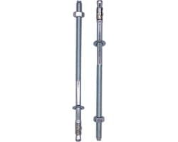 Wegankers - Metaalpluggen - Bevestigen in Steen - Verzinkt Staal - M8 x 195mm - Zilver