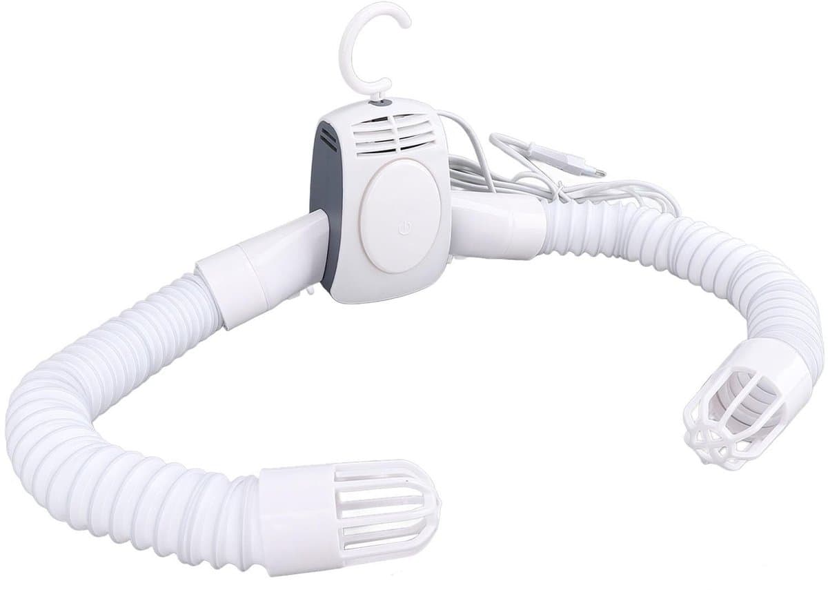 Jhubersproducts - Draagbare Droger voor Kleding - Sneldrogend Wasdrogerrek - Ruimtebesparend en Compact - Wit - Elektrische Kledingdrooghanger - Ideaa — afbeelding 1