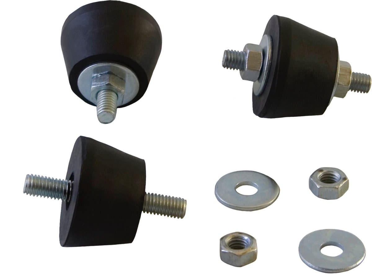 Trillingsdemper - Canalit - H= 26mm - M8 - 19 tot 90 KG - Verpakking 4 stuks — afbeelding 1