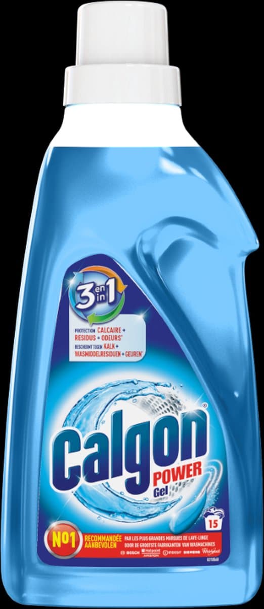 Calgon 3 in 1 Power Gel Wasmachine Reiniger en Anti kalk - 750 ml x3 — afbeelding 1