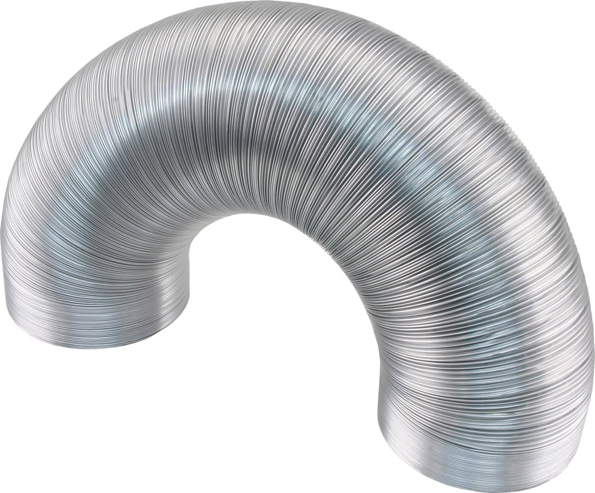 Starx afvoerslang flexibel aluminium 100mm - 1,5 meter (45.707.01) — afbeelding 1