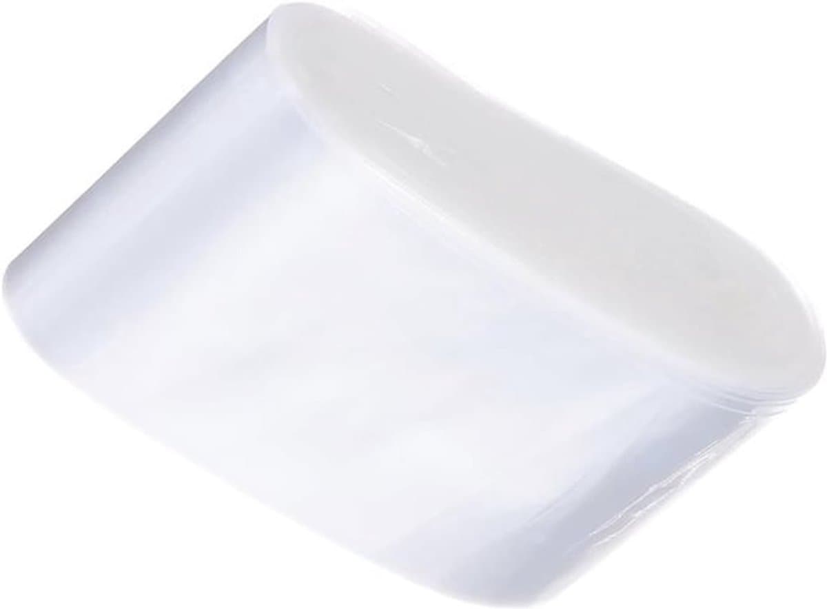 100 PCs Duidelijke Vlakke Open Plastic Poly Zakken 2x10 Inch 1.6 Mil Verpakkende Zakken voor Voedsel, Huis, Collectibles Opslag, Bewijzen Brood, Deeg — afbeelding 1