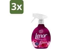 Lenor – Crease Releaser Spray – Divine Ruby Jasmine – Kreukverwijderaar & Textielverfrisser – 500 ml - Bulkverpakking - 3 stuks