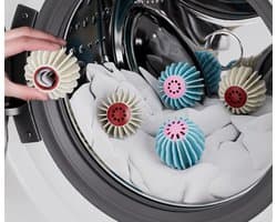 6 stuks Wasballen Wasmachine - Herbruikbaar Pluisverwijdering Klitvrij | Kleding Zacht schoon Geoptimaliseerde wasroutine voor dames Heren Moeders Reizigers — afbeelding 1