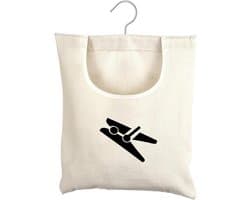 Canvas Waszak - Opbergorganizer - Wasknijpers Houden - Stevig Materiaal - 28x32cm — afbeelding 1