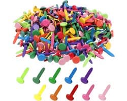 JGS Premium - Set van 200 stuks Patroon Zak Klemmen - Voor School, Kantoor, Kaarten Maken en Handwerk